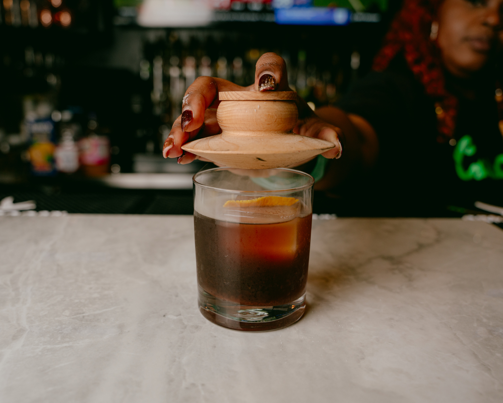 Smoky Old Fashioned