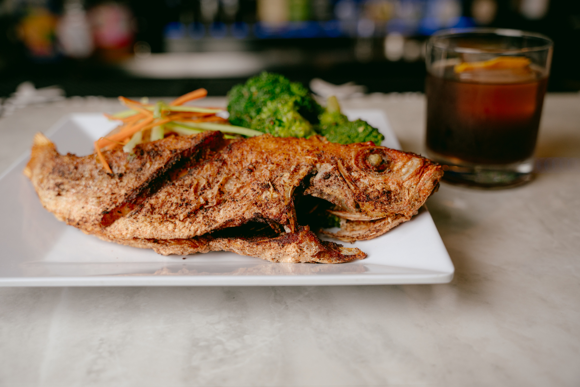 Whole Fried Snapper
